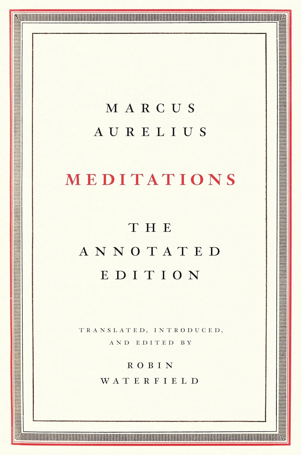Robin Waterfield Meditations translation - Basic Books scholarly